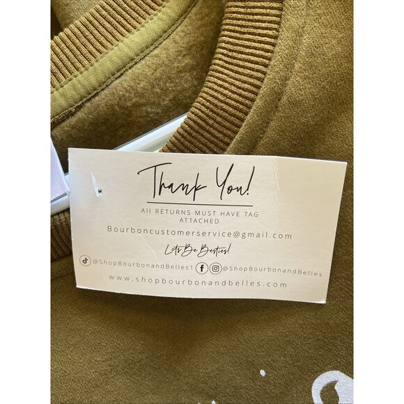 Bourbon & Belles Boutique‎ Holiday Christmas I LIKE EM THICC & SPRUCY Sweatshirt - Picture 6 of 8